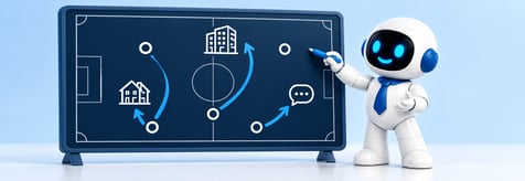 STAN robot showing the AI strategy for community management